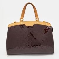 ราคา Louis Vuitton Amarante Monogram Vernis Brea MM Bag (769446)