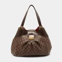 ราคา Louis Vuitton Damier Ebene Canvas Sistina GM Bag (768628)