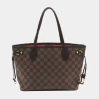 ราคา Louis Vuitton Brown Canvas Damier Ebene Neverfull PM Tote Bag (768400)