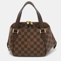 ราคา Louis Vuitton Damier Ebene Canvas Belem PM Bag (768036)