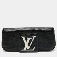 ราคา Louis Vuitton Black Electric Epi Leather Sobe Clutch (768428)