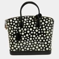 ราคา Louis Vuitton x Yayoi Kusama Vernis Infinity Dots Lockit MM Bag (771463)