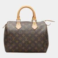 ราคา Louis Vuitton Brown Monogram Speedy 25 (771179)