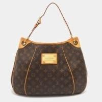 ราคา Louis Vuitton Monogram Canvas and Leather Galliera PM Bag (771400)
