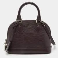 ราคา Louis Vuitton Quetsche Epi Leather Alma BB Bag (771340)