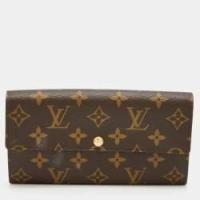 ราคา Louis Vuitton Monogram Canvas Fleuri Sarah Wallet (775600)