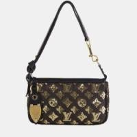 ราคา Louis Vuitton Brown Sequin Monogram Pochette Accessoires (774576)
