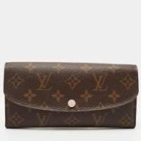 ราคา Louis Vuitton Rose Ballerine Monogram Canvas Emilie Wallet (774481)