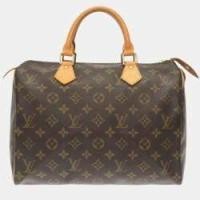 ราคา Louis Vuitton Brown Monogram Canvas Speedy 30 bag (772336)