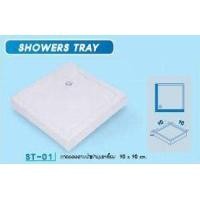 ราคา ถาดรองอาบน้ำเข้ามุมเหลี่ยม (62378)