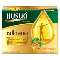 ราคา แบรนด์ ซุปไก่สกัด ผสมสารสกัดจากใบแป๊ะก๊วยและโสม 42 มล. แพ็ค 12 (8852001112563)
