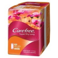 ราคา แผ่นอนามัย แคร์ฟรี ซุปเปอร์ ดราย ลองส์ ไม่มีน้ำหอม (20 ชิ้น) (8850007330257)