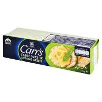 คาร์ส เทเบิล วอเตอร์ แครกเกอร์ผสมงาดำ 125 กรัม (Carr's Table Water Crackers with Toasted Sesame Seeds 125g)