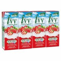 ราคา ไอวี่ โยเกิร์ตพร้อมดื่มยูเอชที รสสตรอว์เบอร์รี่ 180 มล. ​แพ็ค 4 (8859645300127)