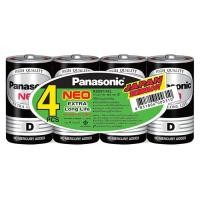 Panasonic พานาโซนิค นีโอ ถ่านไฟฉาย ขนาด D รุ่น R20NT แพ็ค 4