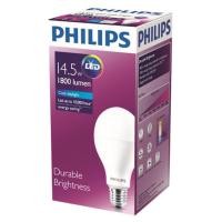 ราคา ฟิลิปส์ หลอดไฟ LED 14.5 วัตต์ รุ่น DURABLE BRIGHTNESS BULB โทนแสงสีขาวนวล (8718699640491)
