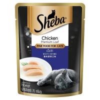 ชีบา อาหารแมว ชนิดเปียก พร้อมเนื้อไก่ 70 ก.
