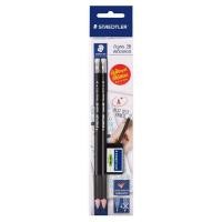 ราคา สเต็ดเล่อร์ ดินสอไม้ 2B พร้อมยางลบ รุ่น MARK-2B แพ็ค 2 (4007817338308)