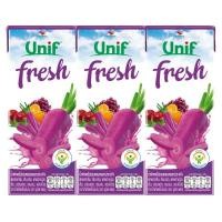 ราคา ยูนิฟ เฟรช น้ำผักผลไม้รวมผสมแครอทม่วง 40% 250 มล. แพ็ค 3 (8850388540887)