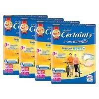 ราคา เซอร์เทนตี้ เดย์แพ้นส์ กางเกงผ้าอ้อมผู้ใหญ่ ขนาด M 34 ชิ้น x 4 แพ็ค (18850709400095)