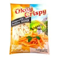 ราคา โอเคคริสปี้ มันฝรั่งเส้นเล็กแช่แข็ง 1 กก. (2001009481959)