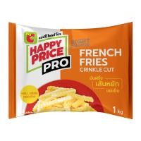 ราคา บิ๊กซี แฮปปี้ ไพรซ์ โปร มันฝรั่งเส้นหยักแช่แข็ง 1 กก. (8856843052025)