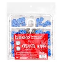 Besico เบสิโค ห่วงตากผ้าพร้อมตัวหนีบ 24 ตัว รุ่น BB170W
