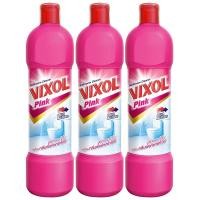 ราคา วิกซอล พิ้งค์ น้ำยาล้างห้องน้ำ กลิ่นพิ้งค์พาราไดซ์ 900 มล. แพ็ค 3 (8850092012496)