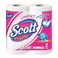 ราคา สก๊อตต์ คอมแพ็ค ทาวเวล กระดาษอเนกประสงค์ขนาดประหยัด แพ็ค 2 ม้วน (8888336007960)