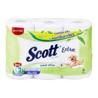 ราคา สก๊อตต์ เอ็กซ์ตร้า เนเชอรัล คลีน กระดาษชำระแบบม้วน แพ็ค 6 (8888336023137)