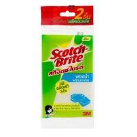 ราคา 3เอ็ม สก๊อตช์-ไบรต์ ฟองน้ำล้างจาน แพ็ค 2 (8850304071266)