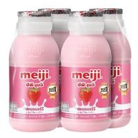 ราคา ซีพี-เมจิ นมพาสเจอร์ไรส์ กลิ่นสตรอว์เบอร์รี่ 200 มล. แพ็ค 4 (8850329120642)