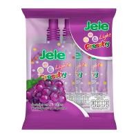 ราคา เจเล่ ไลท์ เฟรชชี่ ขนมเยลลี่คาราจีแนนผสมบุกผง และน้ำองุ่นขาว กลิ่นองุ่น 125 ก. แพ็ค 3 (8850157107297)