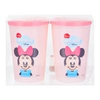 ราคา เบสิโค แก้วน้ำพลาสติก PP ลายมินนี่เมาส์ แพ็ค 2 (8856146023715)