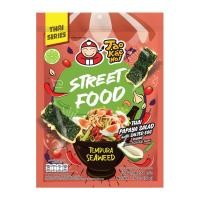 ราคา เถ้าแก่น้อย สาหร่ายทอดเทมปุระ รสส้มตำไทยไข่เค็ม 50 ก. (8858702440592)