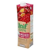 ราคา ยูนิฟ น้ำผักผลไม้ผสมมิกซ์เบอร์รี่รวม 100% 1000 มล. (8850388540092)
