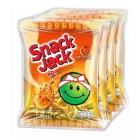 ราคา สแน็คแจ๊ค ขนมถั่วลันเตาอบกรอบ รสกุ้งคั่วพริกเกลือ 62 ก. แพ็ค 4 (8854923311314)