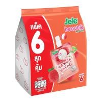 ราคา เจเล่บิวตี้ เยลลี่คาราจีแนน ผสมแอลคาร์นิทีน วิตามินซี และน้ำลิ้นจี่ 15% กลิ่นลิ้นจี่ 140 ก. แพ็ค 6 (8850157105064)