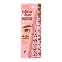 ราคา ศศิ เกิร์ล แคน ดีไฟน์ ออโต้ อายโบรว์ เพนซิล 0.3 ก. สี02 Warm brown (8858696816861)