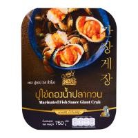 ราคา ปูดอง 24 ชั่วโมง ปูไข่ดองน้ำปลากวนพร้อมน้ำซีฟู้ด 400 ก. (8857127262710)