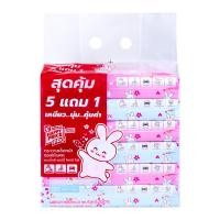 ราคา บิ๊กซี แฮปปี้ ไพรซ์ โปร กระดาษเช็ดหน้าซอฟท์แพค 80 แผ่น x 6 ห่อ (8858779903150)
