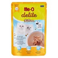 ราคา มีโอ ดีไลท์ อาหารเปียก ปลาทูน่ามูสผสมนมแพะหน้าปลาโอ สำหรับลูกแมว 70 ก. (8850477027763)