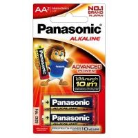 PANASONIC พานาโซนิค ถ่านอัลคาไลน์ ขนาด AA แพ็ค 2 ก้อน