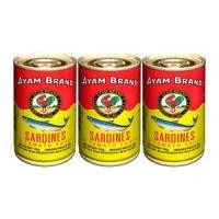 ราคา อะยัม ปลาซาร์ดีนในซอสมะเขือเทศ 155 ก. แพ็ค 3 (8851826601245)