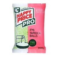 ราคา บิ๊กซี แฮปปี้ไพรซ์ โปร สาคูเขียวเม็ดเล็ก 500 ก. (8851583016405)