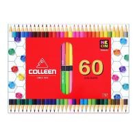 ราคา คอลลีน ดินสอสีไม้ 30 ด้าม 60 สี (8858904205357)
