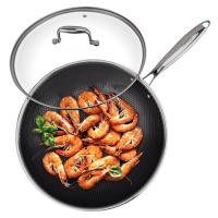 ราคา Besico เบสิโค กระทะสแตนเลสสตีลหนา 3 ชั้น พร้อมฝาแก้วใส รุ่น TB-SS0332L