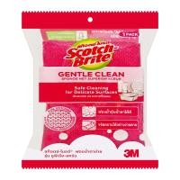ราคา 3เอ็ม สก๊อตช์-ไบรต์ ฟองน้ำตาข่าย รุ่น ซูพีเรีย สครับ สีชมพู (8850304408802)