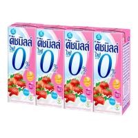 ราคา ดัชมิลล์ โยเกิร์ตพร้อมดื่มยูเอชที ไขมัน 0% กลิ่นสตรอว์เบอร์รี่ 180 มล. x 4 ชิ้น (8853002303981)