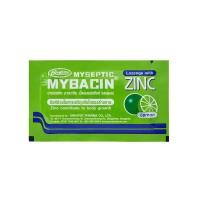 ราคา มายเซพติค มายบาซิน ซิ้งค์ เม็ดอมผสมซิงค์บรรเทาอาการเจ็บคอ รสเลมอน 10 ก. 1 ซอง 10 เม็ด (8852294021016)